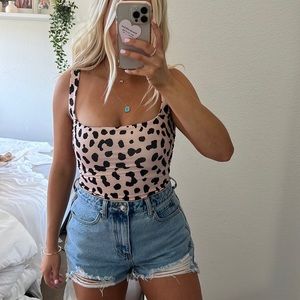 Princess Polly Leopard bodysuit